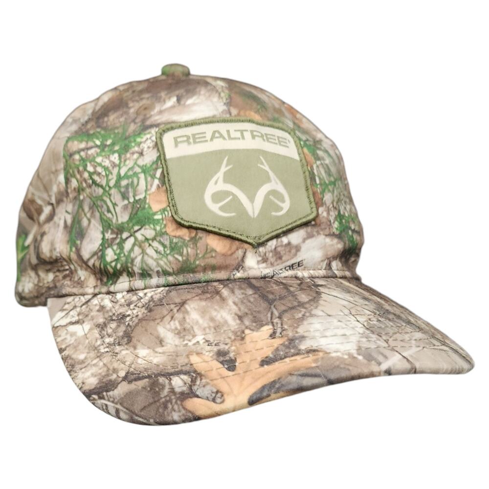 Realtree Camo Hat Cap Mens Size S - M Fitted Real Tree Camo Gorpcore Hunting